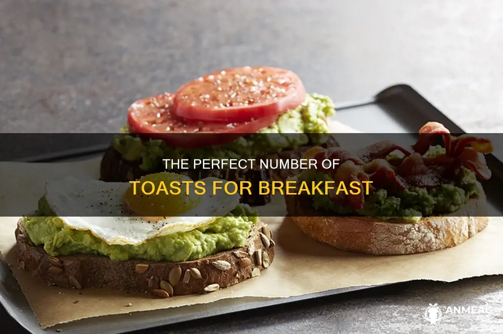 how many pieces of toast for breakfast