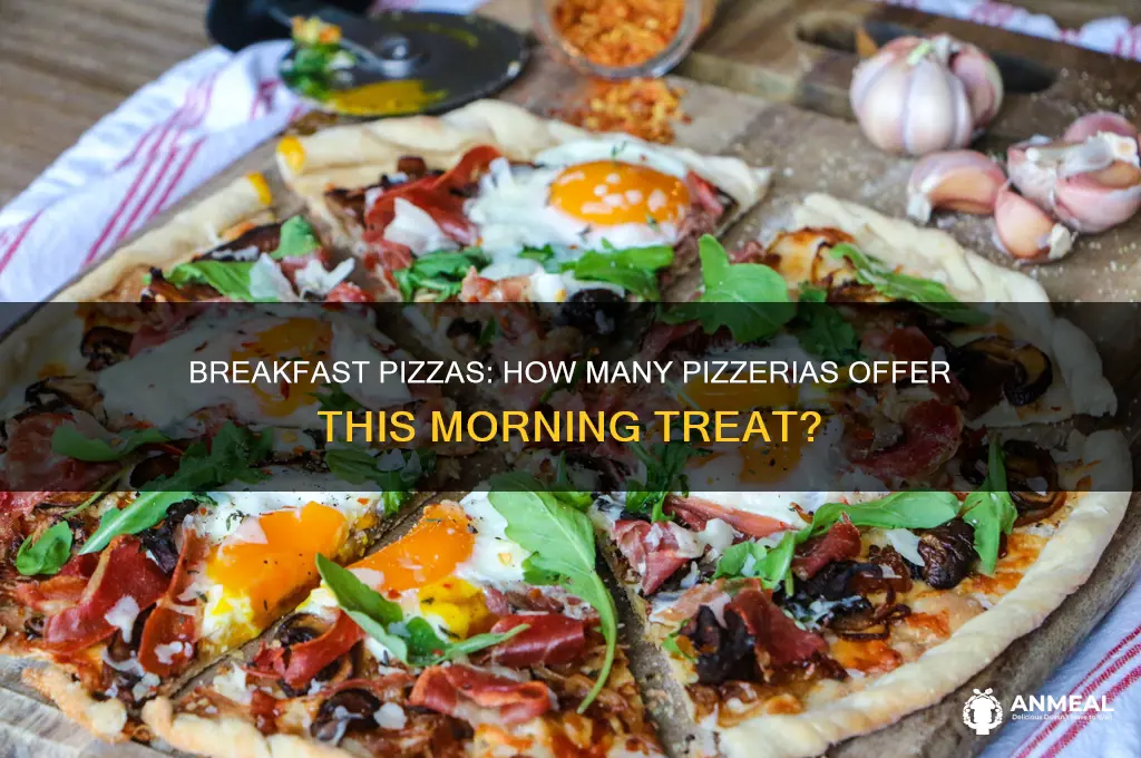 how many pizza places sell a breakfast pizza