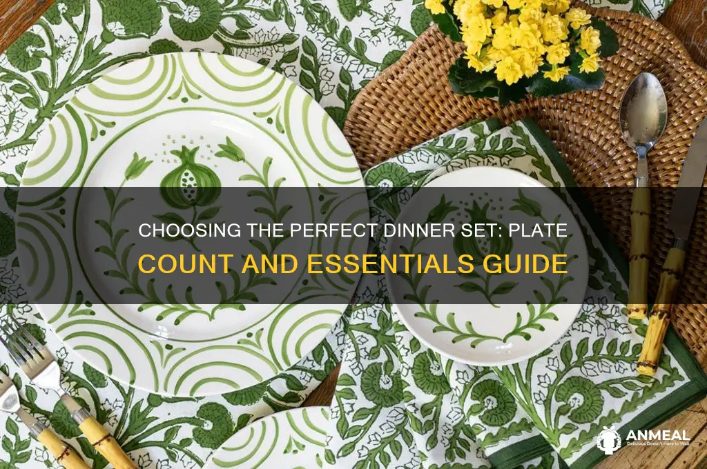 how many plates in a dinner set