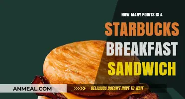 Starbucks Breakfast Sandwich: Points and Nutrition Facts