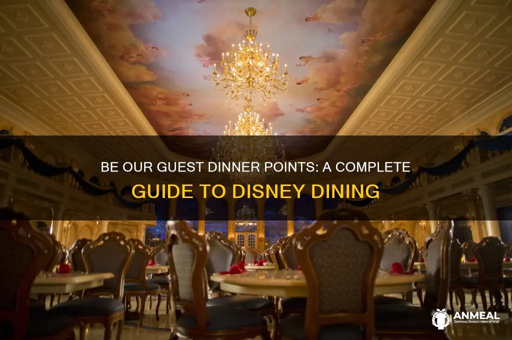 how many points is be our guest dinner