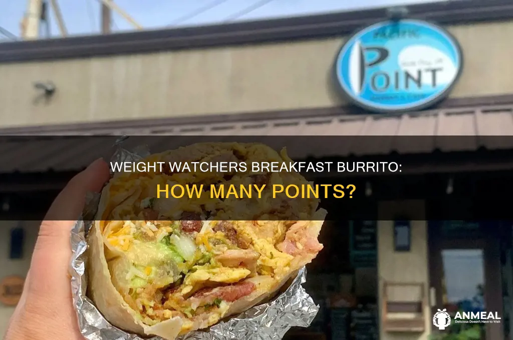 how many points is breakfast burrito on weight watchers