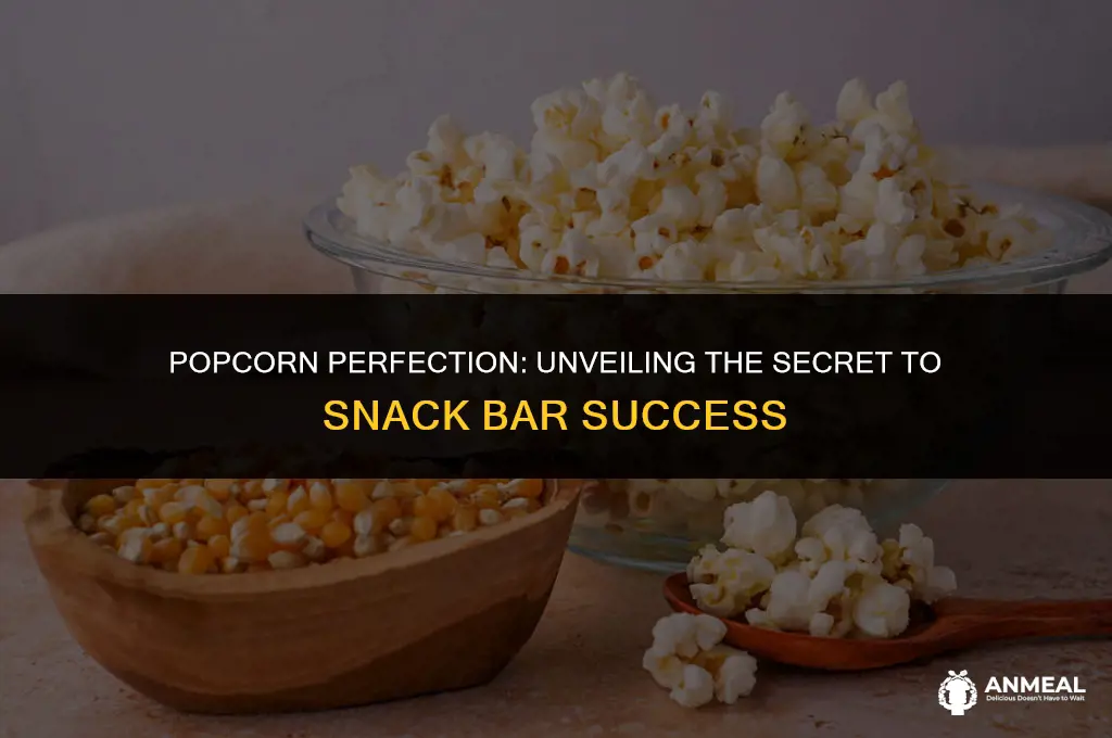 how many popcorn kernels in the snack bar maker
