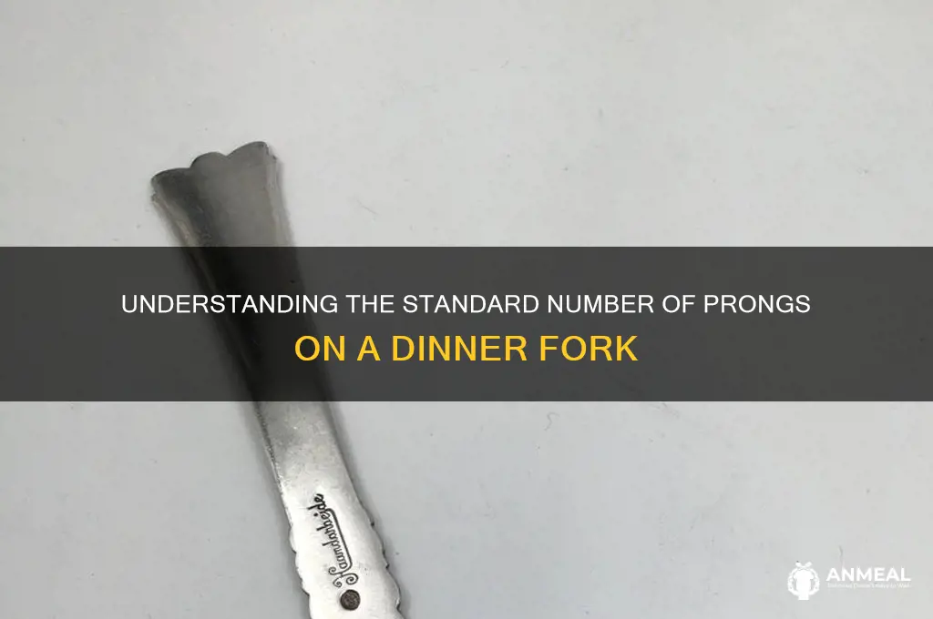 how many prongs are on a dinner fork