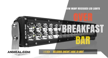 LED Lights Over Breakfast Bar: How Many Do You Need?