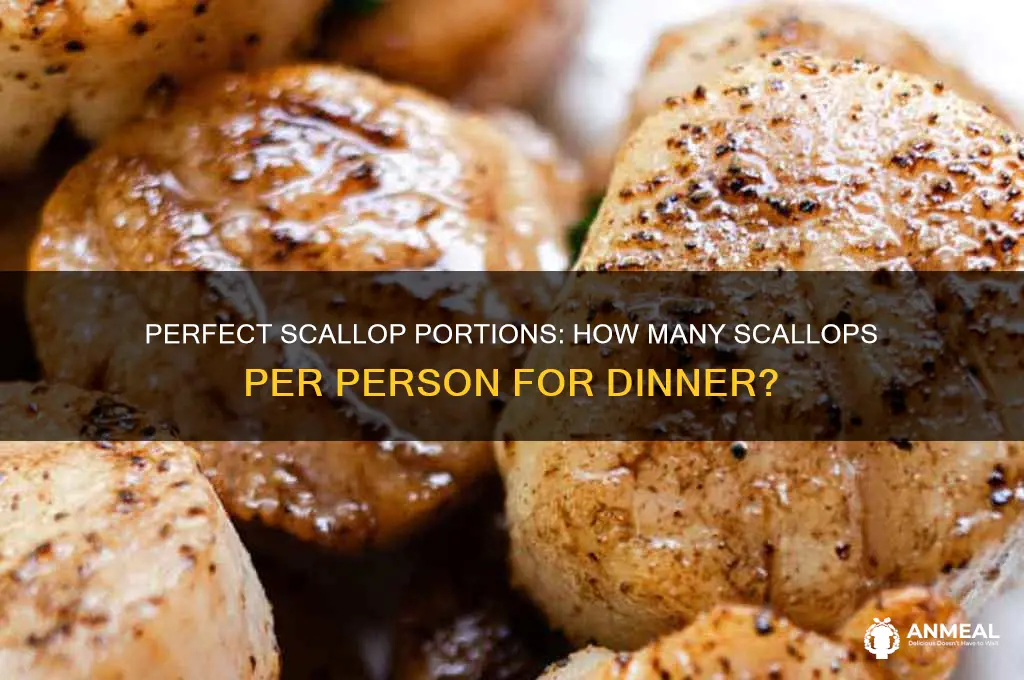how many scallops per person dinner