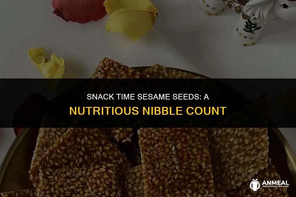 how many sesame seeds make a snack