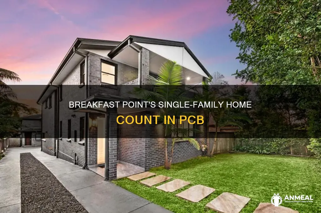 how many single family homes in breakfast point pcb