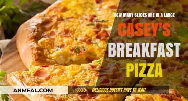 Breakfast Pizza Slices: Casey's Large Pizza Portion Guide