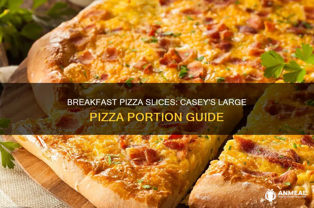 how many slices are in a large casey