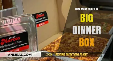 Big Dinner Box Sliced: How Many Pieces Are Inside?