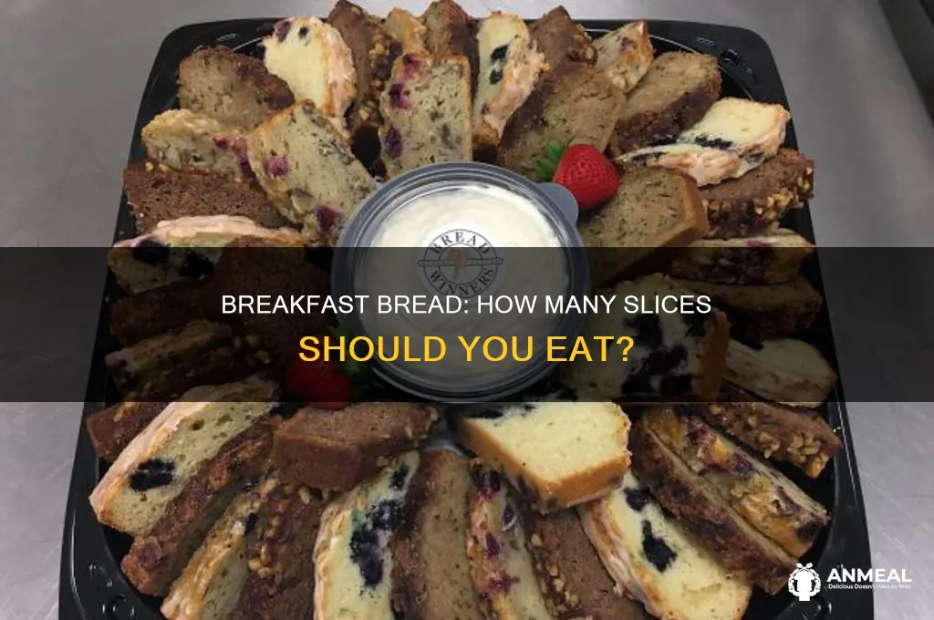 how many slices of bread for breakfast