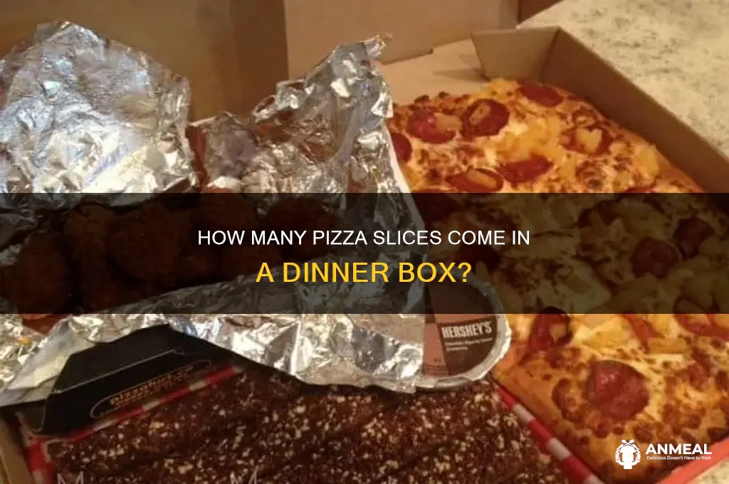 how many slices of pizza does a dinner box