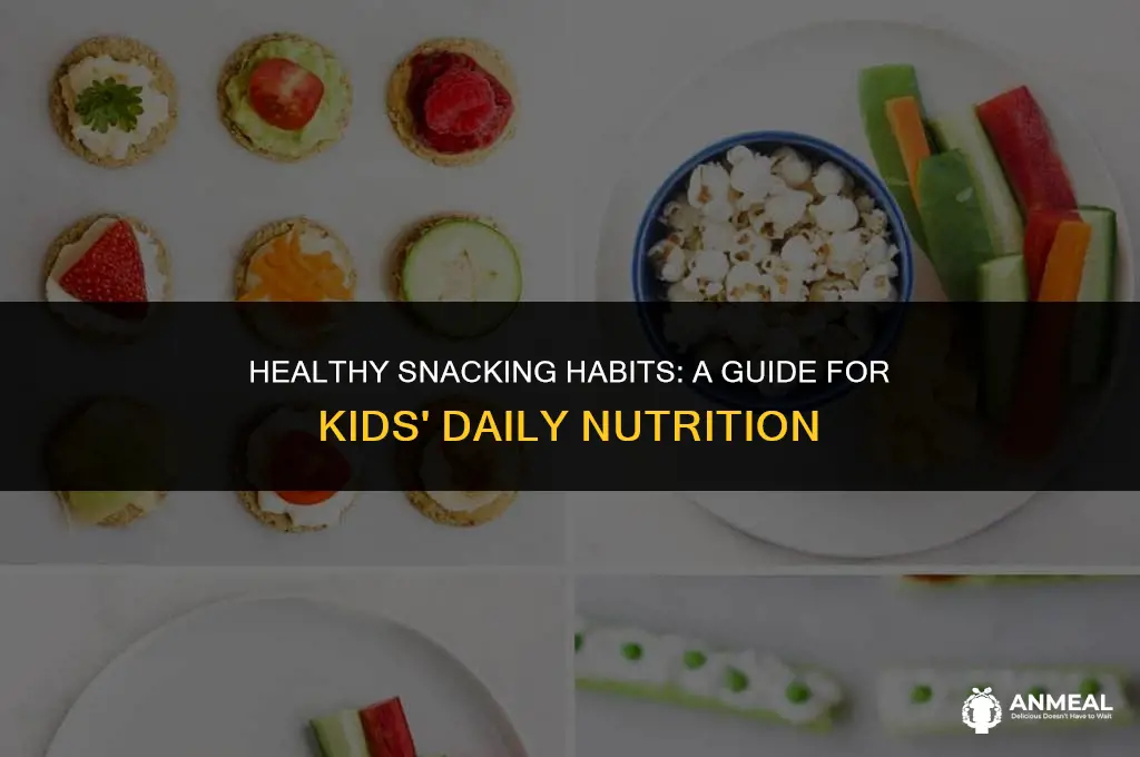how many snacks should a child eat a day
