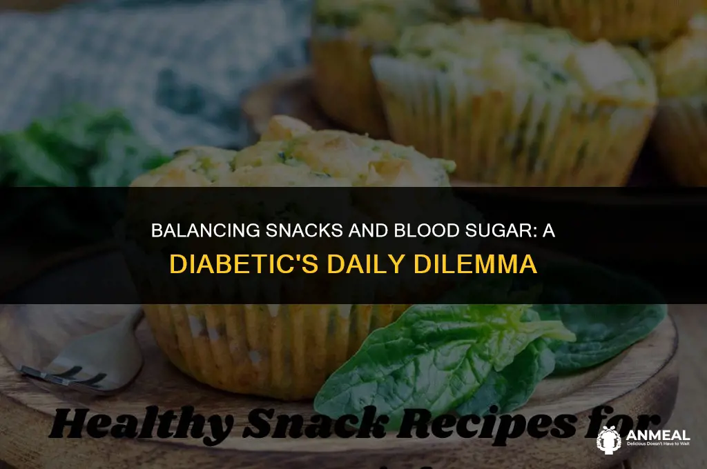 how many snacks should a diabetic eat a day