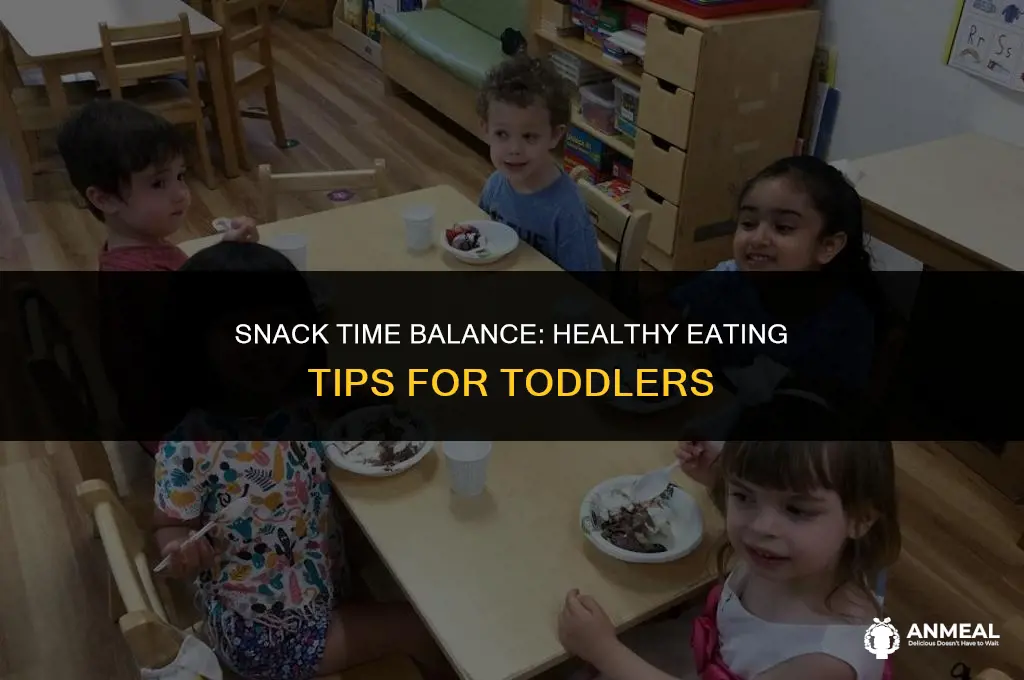 how many snacks should a toddler eat