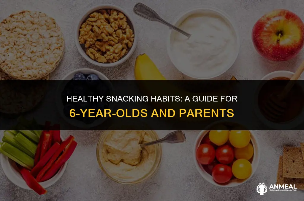 how many snacks should my 6 year old eat
