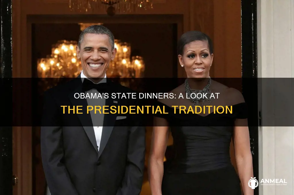 how many state dinner obama had