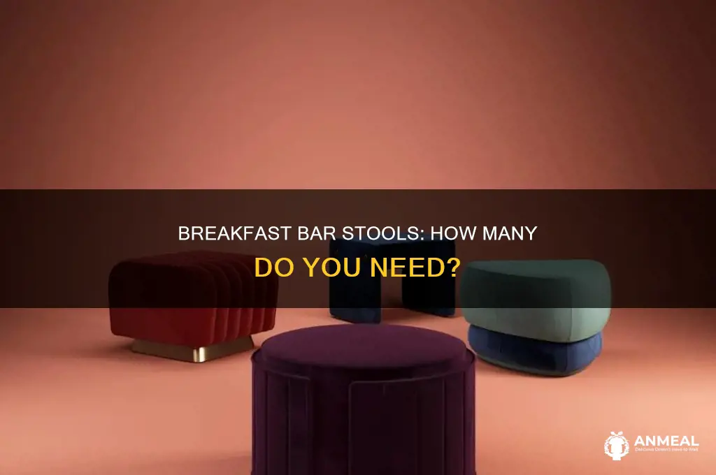 how many stools for breakfast bar
