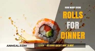 Perfect Sushi Roll Portions: How Many Rolls Make a Satisfying Dinner?