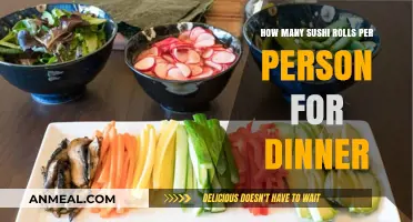 Sushi Dinner Planning: How Many Rolls Per Person?