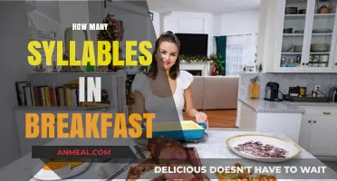 Unraveling the Syllable Mystery: How Many Beats Does Breakfast Have?