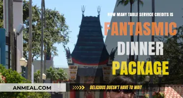 Fantasmic Dinner Package: Understanding Table Service Credits Allocation