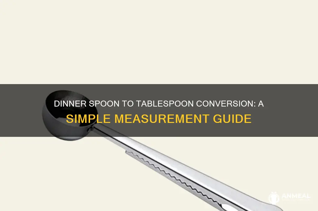how many tablespoon in a dinner spoon