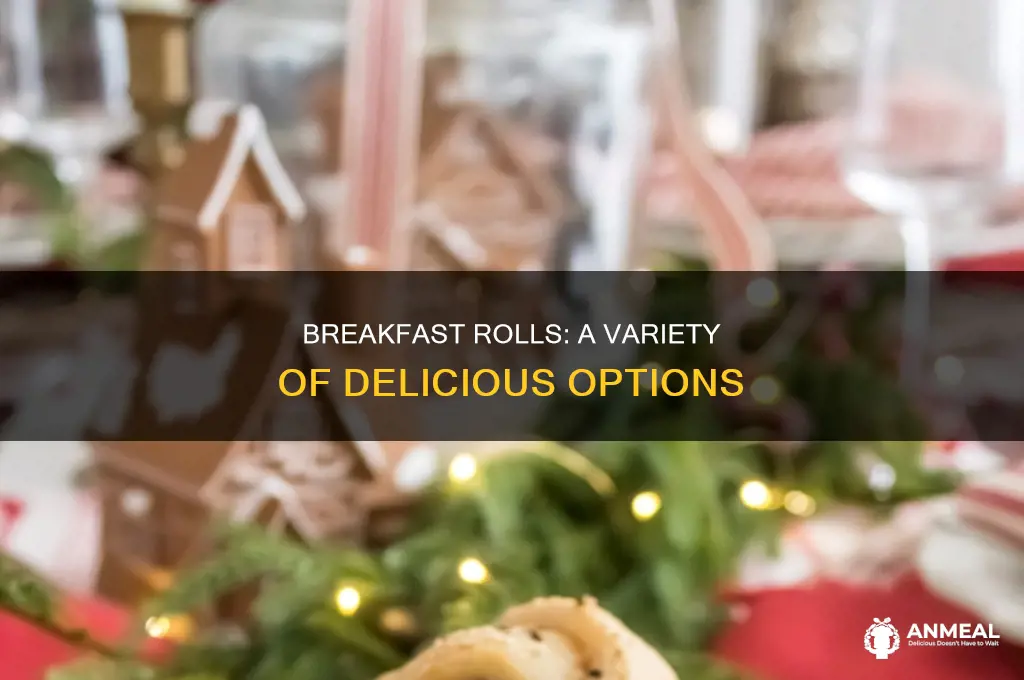 how many types of breakfast roll