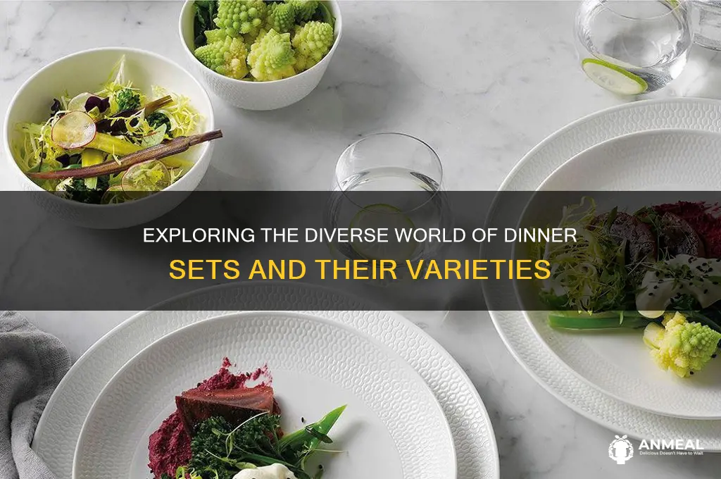 how many types of dinner set
