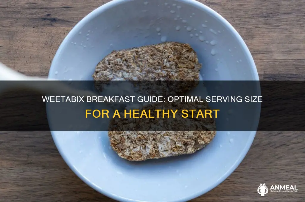 how many weetabix for breakfast