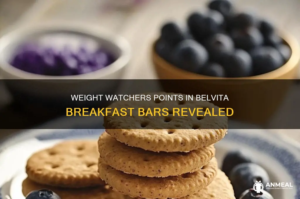 how many weight watchers points in belvita breakfast bars