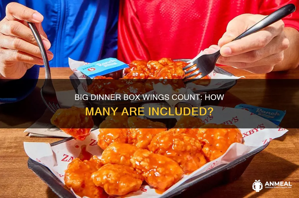 how many wings are in the big dinner box