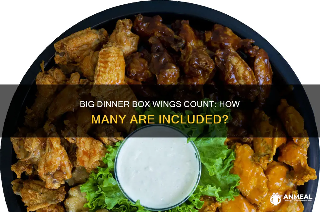 how many wings come in abig dinner box