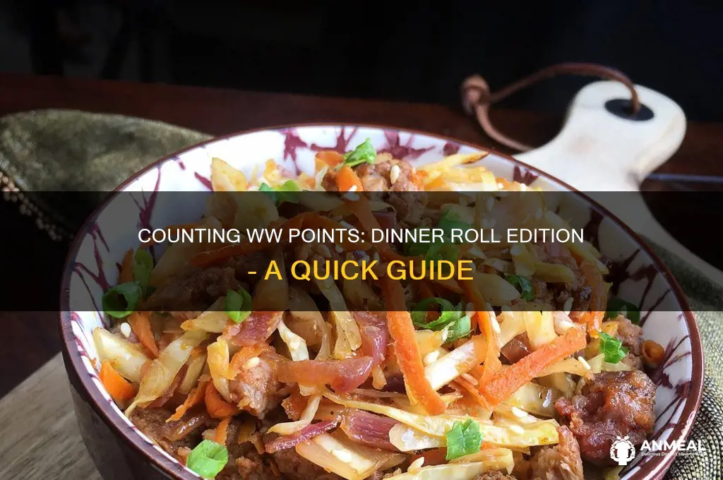 how many ww points in a dinner roll