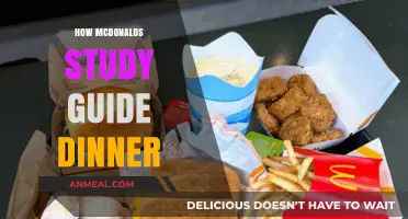 McDonald's Study Guide: Mastering Dinner Service Strategies and Efficiency