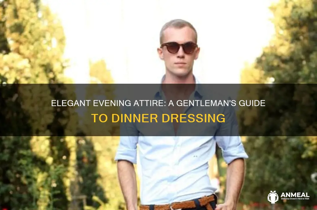 how men should dress for dinne