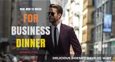 Mastering Business Dinner Attire: A Guide for Men's Elegant Dressing