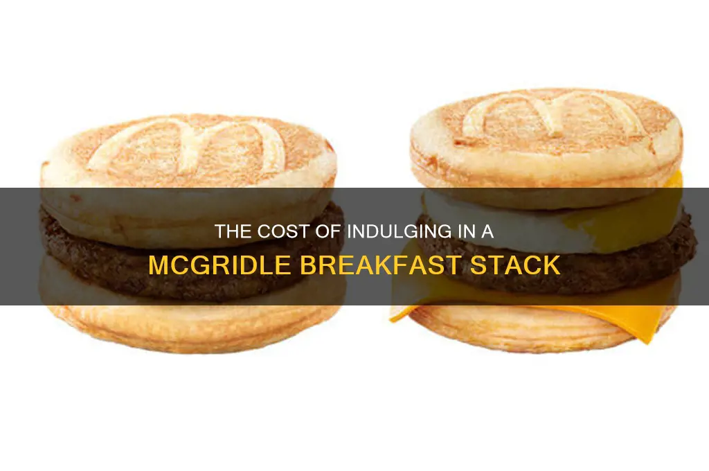 how mich does a triple breakfast stacj mcgridle cost