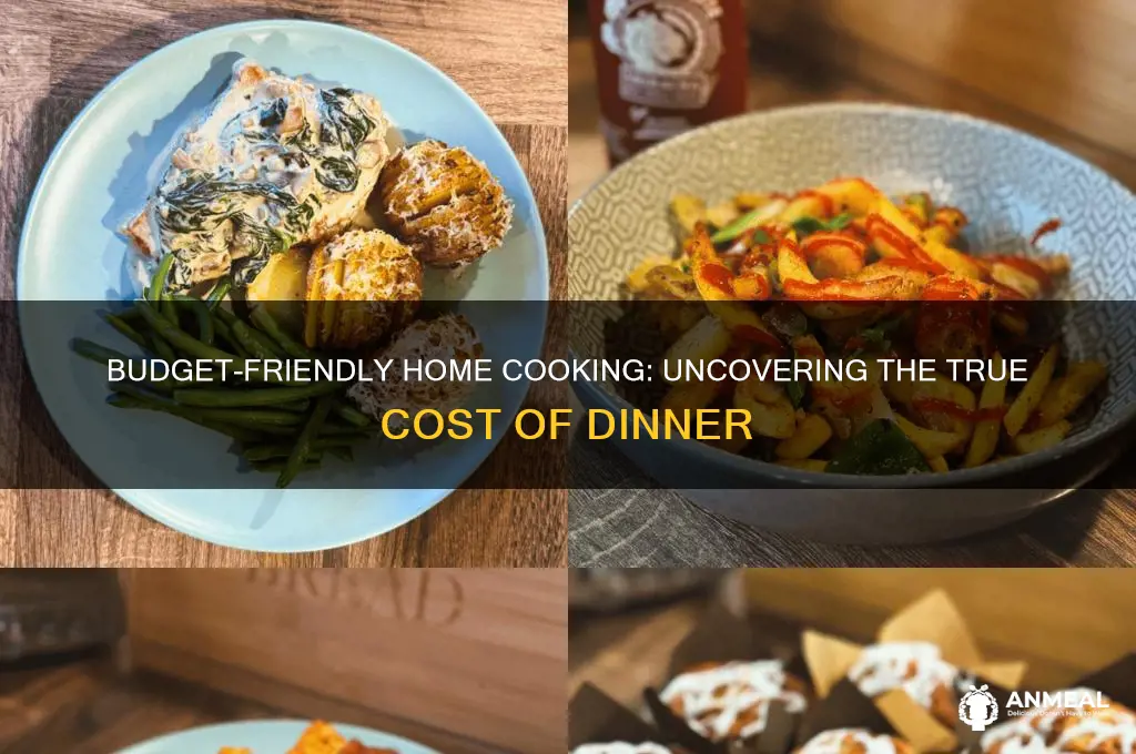 how mucg does dinner cost at home