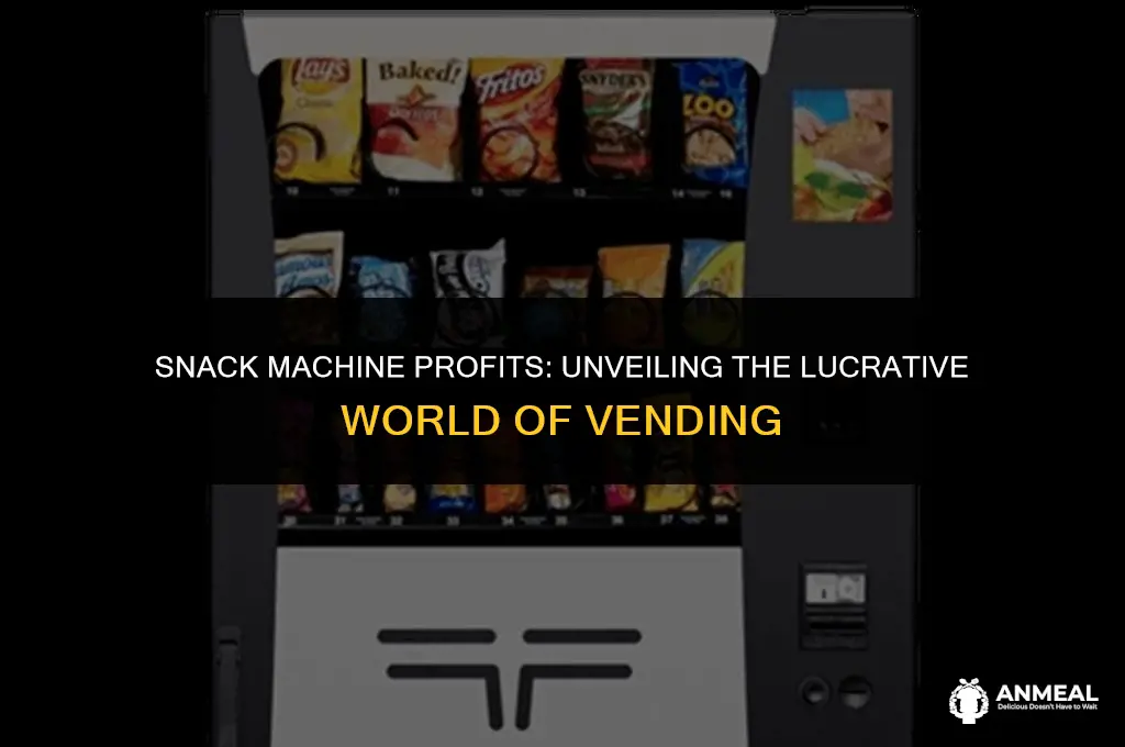 how much money does a snack machine make