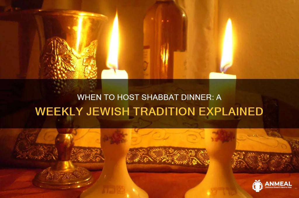 how often is shabbat dinner