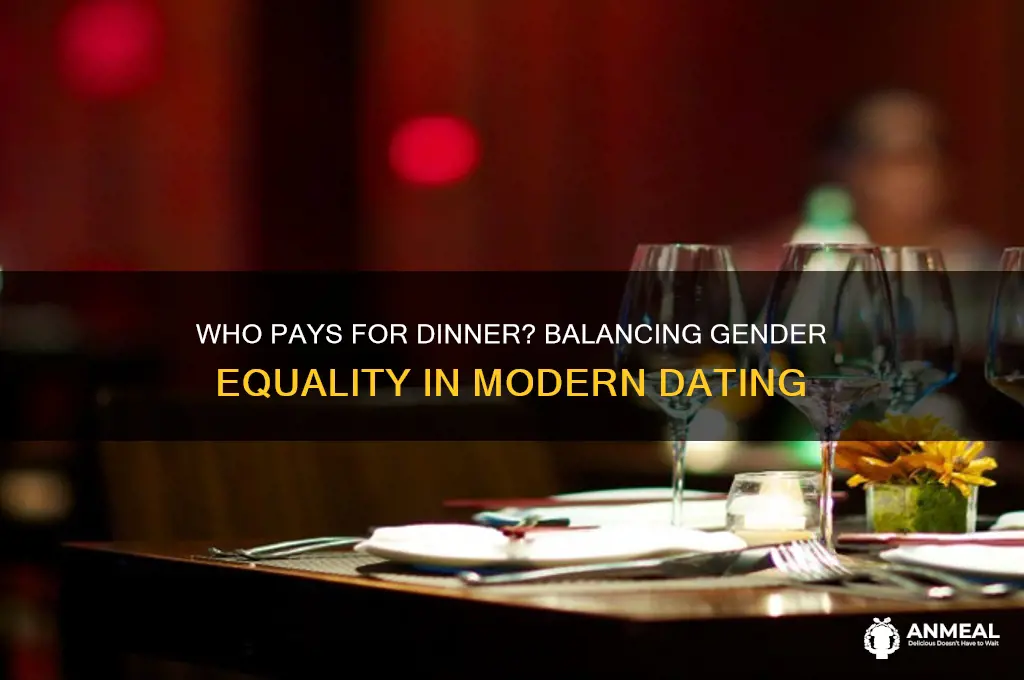 how often should a woman pay for dinner