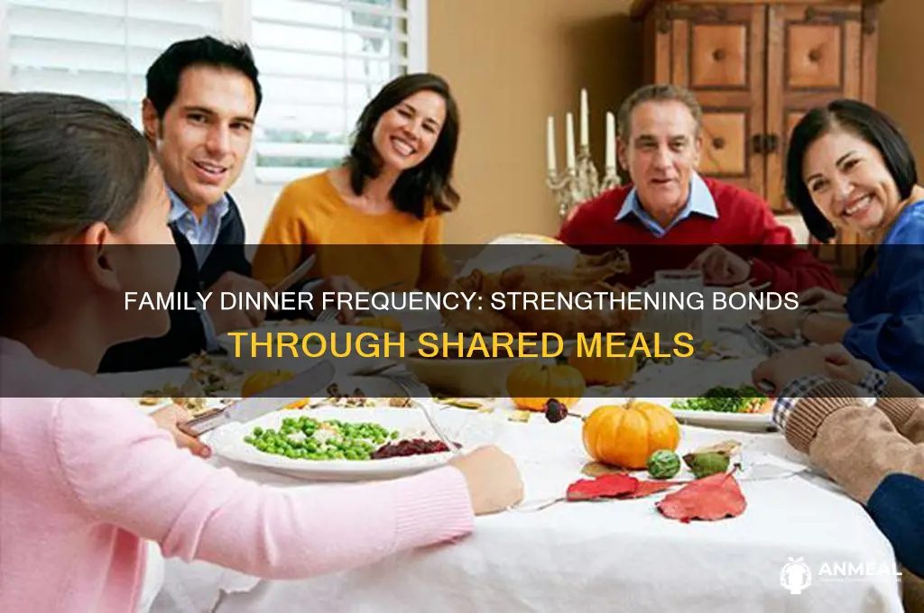 how often should families have dinner together