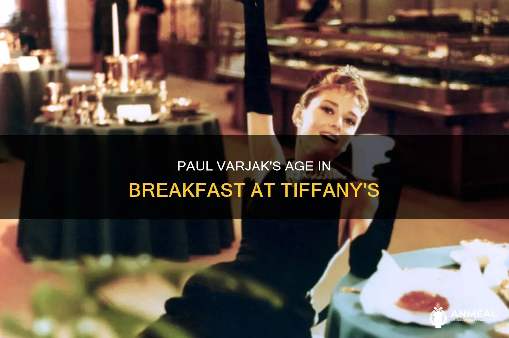 how old is paul varjak in breakfast at tiffany