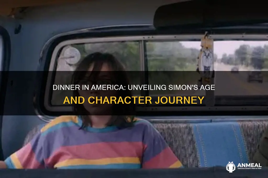 how old is simon in dinner in america