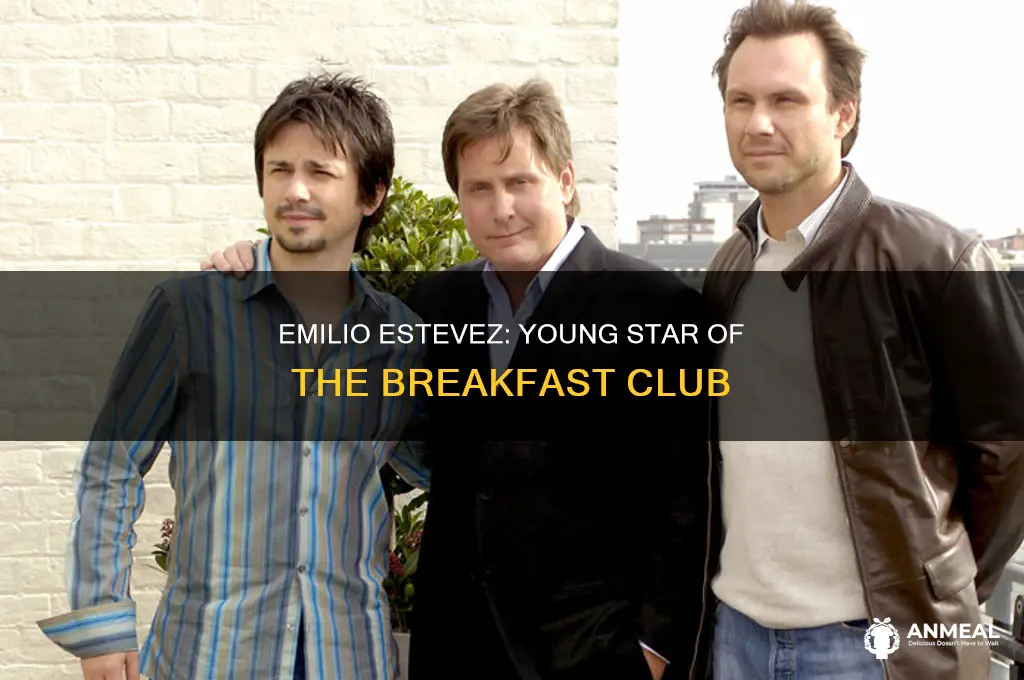 how old was emilio estevez in the breakfast clib