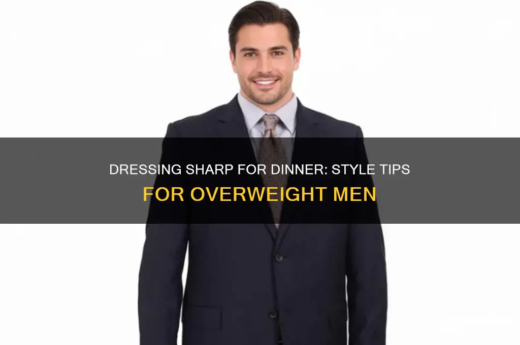 how overweight men should dress for dinne