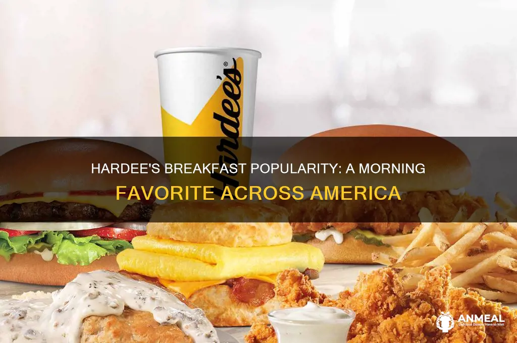 how popular is hardees breakfast