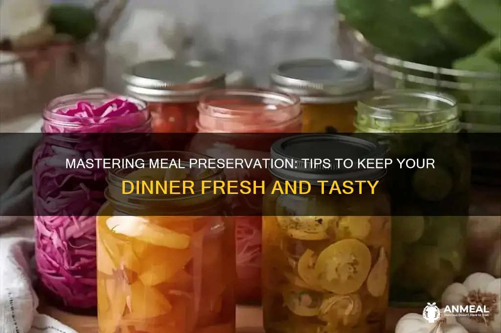 how preserve dinner